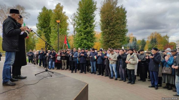 Митинг в Татарстане